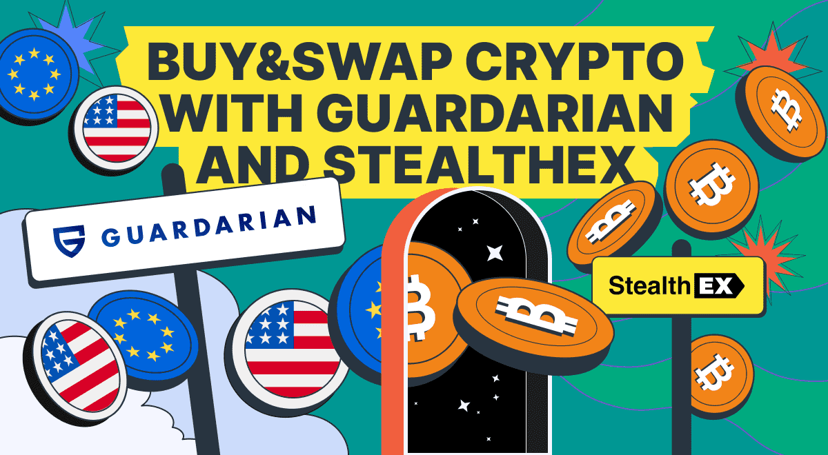 Buy More Crypto with Fiat: StealthEX Partners with Guardarian